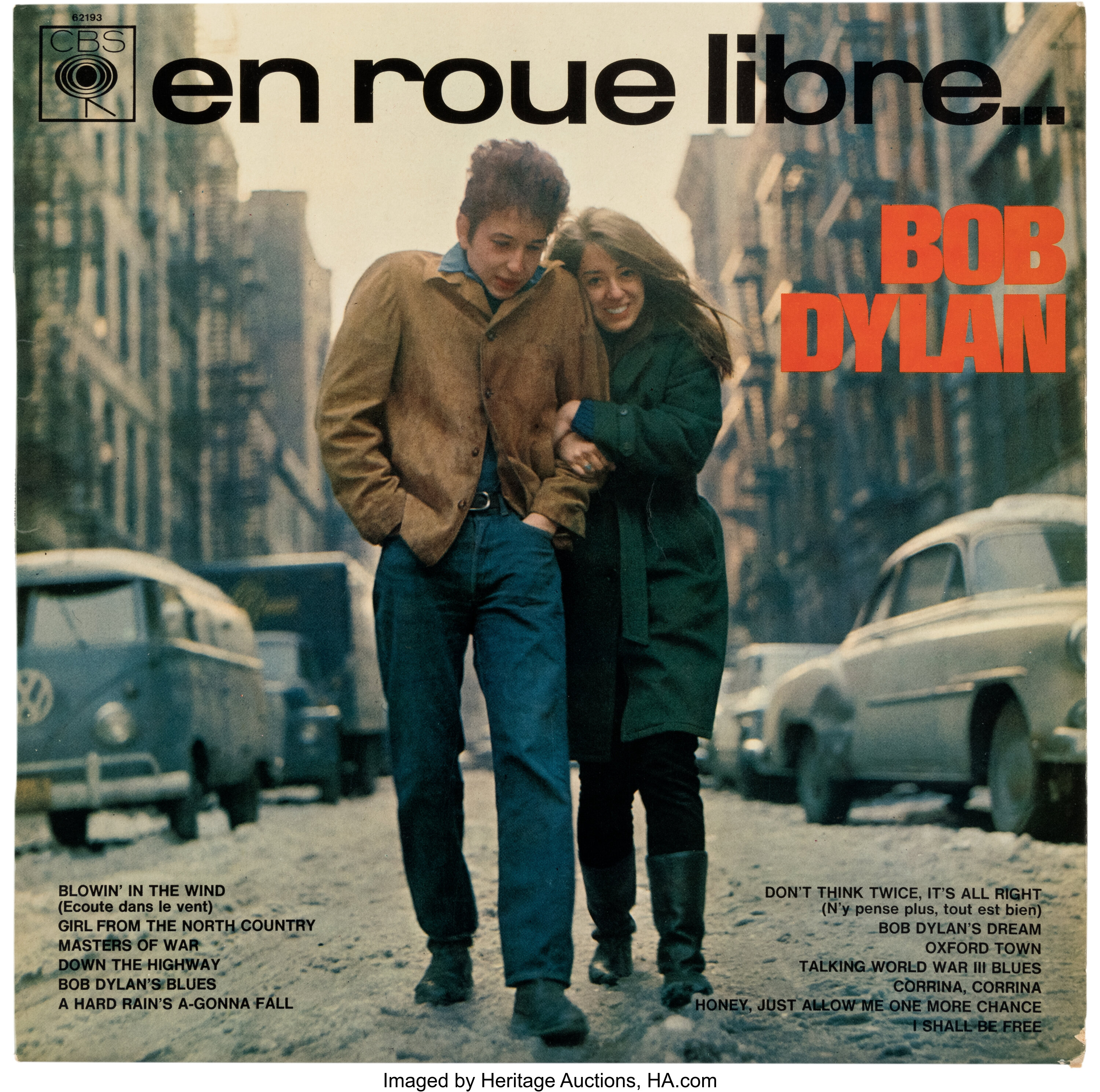 The Free Wheelin Bob Dylan Stereo French Market Press Version